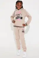 Mini God Don't Play Fleece Set
