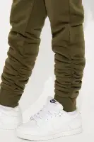 Mini Kickin Back Fleece Pant Set(Olive,7/8)