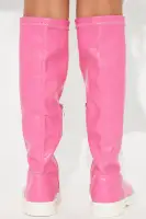 Mini Puddle Hopper Over The Knee Boots(Hot Pink,11)