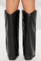 Mini Came To Show Out Cowgirl Boots(Black,1)