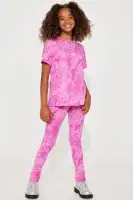 Mini Chelsea Legging Set(Magenta,2/3)