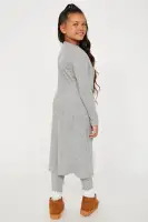 Mini Just Chill Duster and Jumpsuit Set(Heather Grey,7/8)