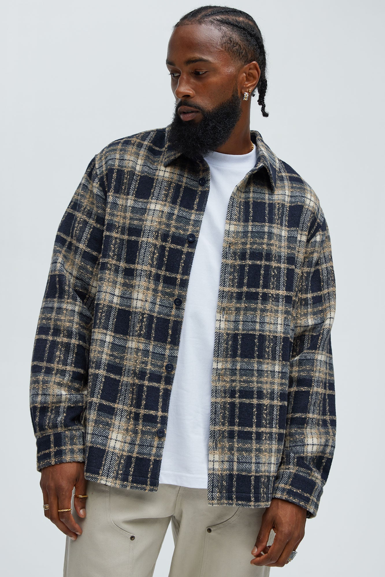 Tondo Plaid Button Up Shirt