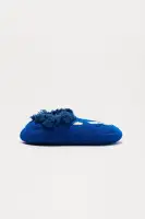 Mini Sonic Boys Fuzzy Ankle Slipper(Blue,S/M)