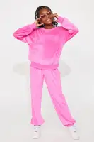 Mini California Velour Jogger Set