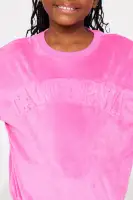 Mini California Velour Jogger Set(Pink,4/5)