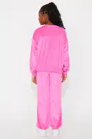 Mini California Velour Jogger Set(Pink,4/5)