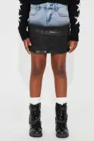 Mini State Of Mind Coated Denim Mini Skirt