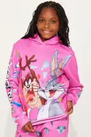 Mini Looney Tunes Members Only Fleece Jogger Set(Pink,4)