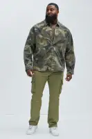 Won't Do Camo Long Sleeve Shirt(Camouflage,S)