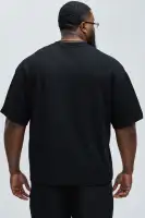 Capstan Textured Relaxed Tee(Black,S)