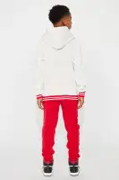 Mini Heart Breaker Fleece Set(Red/White,4/5)
