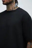 Capstan Textured Relaxed Tee(Black,S)