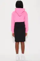 Mini Have A Blessed Day Dress Set(Black/Pink,4)