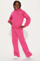 Mini Original Swag Fleece Pant Set(Pink,4)
