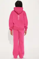 Mini Original Swag Fleece Pant Set(Pink,4)