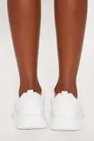 Mini Leave You Guessing Sneakers(White,9)