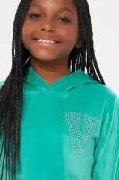 Mini V for Very Cute Velour Jogger Set(Green,4)