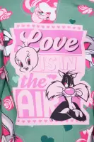 Mini Looney Tunes Love Is In The Air Fleece Jogger Set(Sage,4)