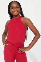 Mini Too Cute To Play Pant Set(Red,4)