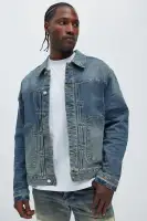 Patrick Pleated Trucker Jacket