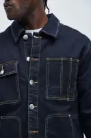 Carl Button Up Jacket(Indigo,S)