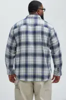 Dighton Plaid Shirt(Blue/combo,S)