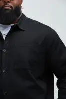 Eastman Pocket Button Up Shirt(Black,S)