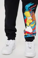 Mini Bart Basketball Fleece Jogger Set(Black,4/5)