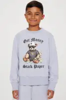 Mini Mo' Money Mo' Problems Jogger Set(Grey,4/5)