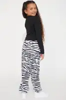 Mini Dance Queen Jogger Pant Set(Black/White,4/5)