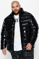 Shine On Puffer Jacket(Black,S)