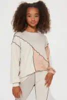 Mini No Drama Please Colorblock Legging Set(Taupe/combo,2/3)