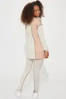 Mini No Drama Please Colorblock Legging Set(Taupe/combo,2/3)