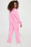 Mini Heart Throb Jogger Set(Pink,4/5)