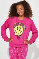 Mini Smile Everyday French Terry Jogger Set(Fuchsia,4/5)