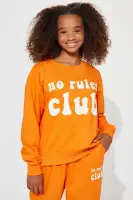 Mini No Rules Club French Terry Jogger Set(Orange,4/5)