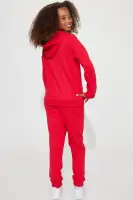 Mini Legacy Fleece Jogger Set(Red,2/3)