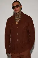 On Occasion Cable Knit Cardigan