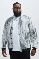Livin' That Life Mohair Cardigan(Black/combo,S)