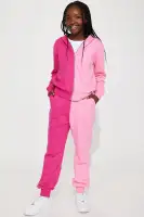 Mini Colorblock Cutie French Terry Jogger Set