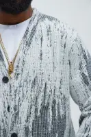 Livin' That Life Mohair Cardigan(Black/combo,S)
