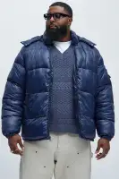 Nixer Puffer Jacket(Navy,S)