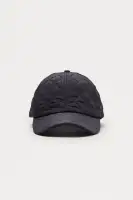 Mini Quilt Playing Baseball Hat(Black,OS)