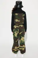 Mini Camo Along Matching Pant Set(Camouflage,4)
