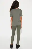 Mini Dream Until It's Your Reality Lounge Set(Grey,XS (4/5))