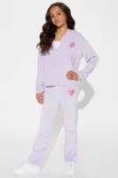 Mini Love Velour Pant Set