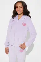 Mini Love Velour Pant Set(Lilac,XS)