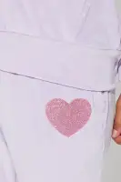 Mini Love Velour Pant Set(Lilac,XS)
