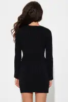 Mini No Matter What Sweater Skirt Set(Black,4/5)